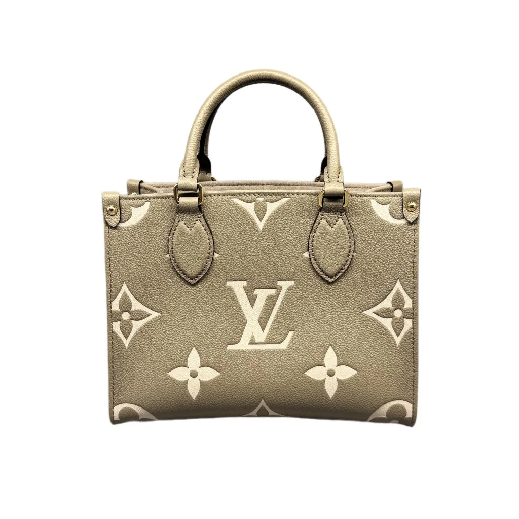 LOUIS VUITTON ルイ・ヴィトン オンザゴーPM バッグ モノグラム・アンプラント M45779ベージュの買取実績