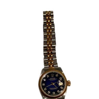 ROLEX ロレックス デイトジャスト 時計 Ｋ18ｘＳＳ 69173Gブルーグラデーション文字盤の買取実績