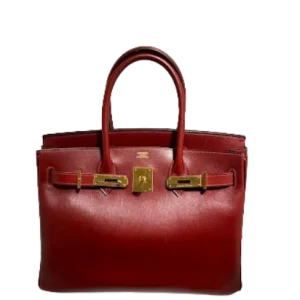 HERMES エルメス バーキン30 バッグ ボックスカーフ ルージュアッシュの買取実績