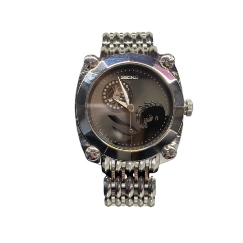SEIKO セイコー ガランテブラックジャック 時計 SS SBLL03ブラックの買取実績