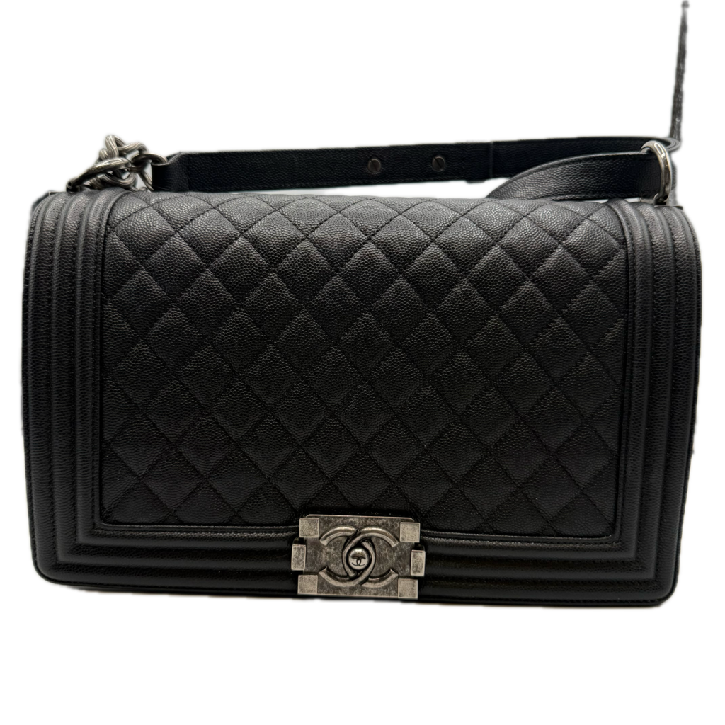 CHANEL シャネル ボーイシャネル バッグ キャビア A67086ブラックの買取実績