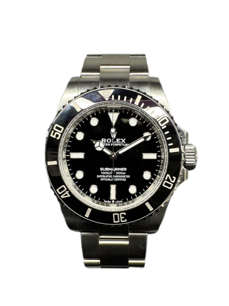 ROLEX ロレックス サブマリーナ・ノーデイト 時計 SS 124060ブラックの買取実績