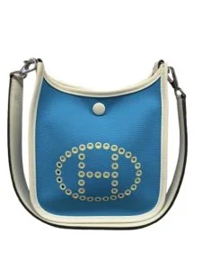 HERMES エルメス ネオエヴィリン バッグ トワル ブルーアズティックの買取実績