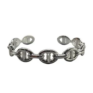 HERMES エルメス アンシェネ　バングル 金・貴金属 Ag925 の買取実績
