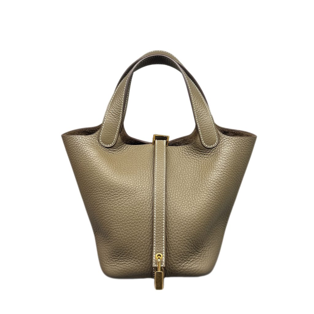HERMES エルメス ピコタンロックPM W刻 バッグ トリヨン エトゥープの買取実績
