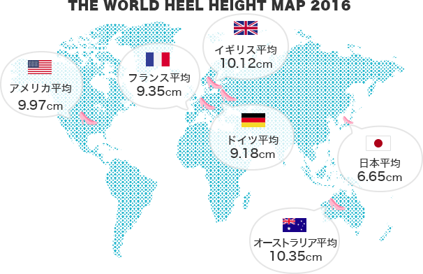 THE WORLD HEEL HEIGHT MAP 2016
