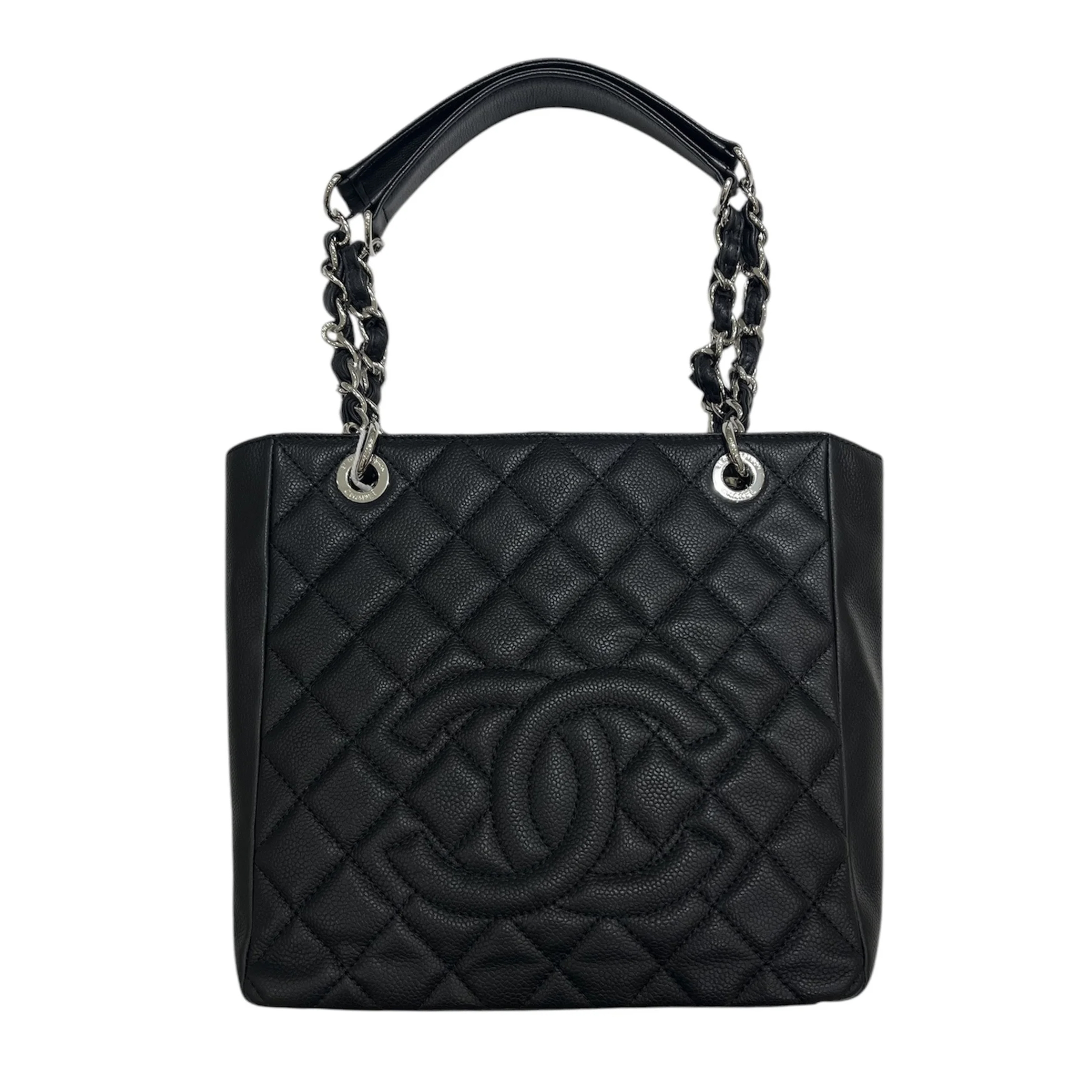 CHANELキャビアチェーントート