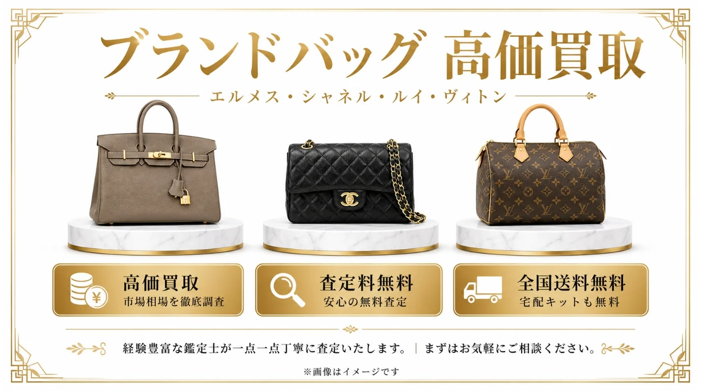 ブランドバッグ高価買取